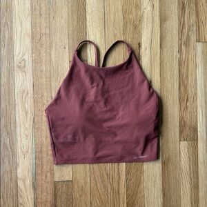 Old Navy High Neck Cropped Tank Top - Rust